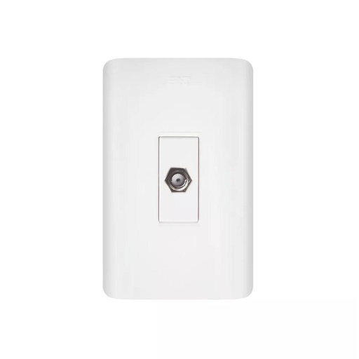 LINEA AVE  BLANCA INCRUSTRAR TOMA TV (15006TVA)