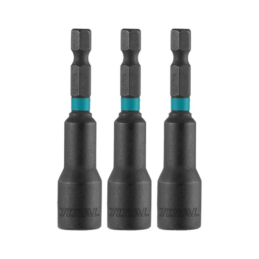 PUNTA EXTENSION MAGNETICA PARA TALADRO 1/2" JUEGO X 3 PCS  INDUSTRIAL SUPER TOTAL (UTAC271331)