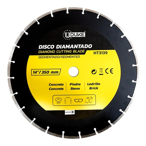DISCO DIAMANTADO SEGMENTADO 14" UDUKE (HT3139)