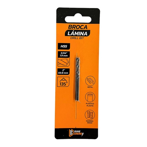 BROCA LAMINA  5/64" JUEGO X 2 PZS DUKE ENERGY (HT3225)