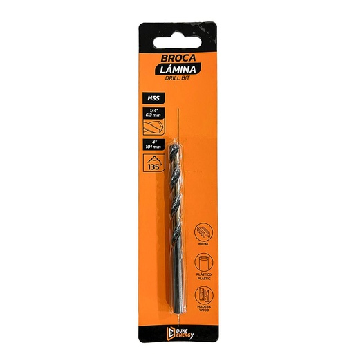 BROCA LAMINA 1/4" DUKE ENERGY (HT3233)