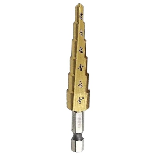 BROCA ESCALONADA 3/16"-1/2" UDUKE (HT3238)
