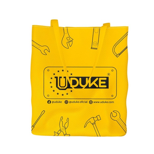 BOLSA REUTILIZABLE EN CAMBRE 35X10X40CM  UDUKE (HT3343)