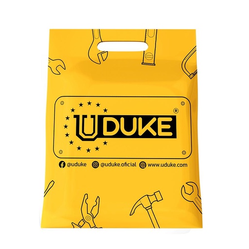 BOLSA REUTILIZABLE EN CAMBRE 40X50X13CM UDUKE (HT3344)