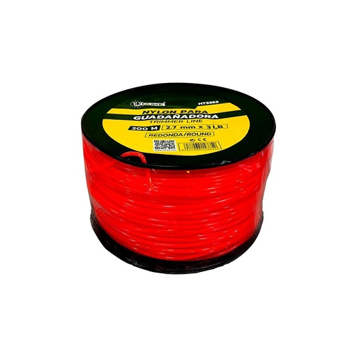 NYLON GUADAÑADORA 2.7MM X 200M NARANJA UDUKE  (HT3353)