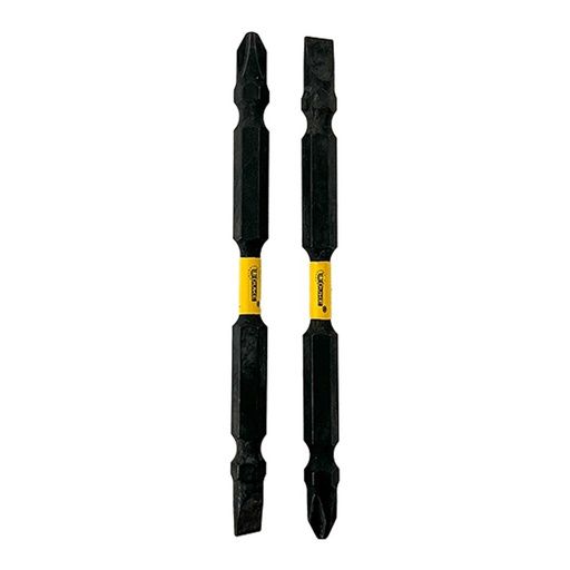 PUNTAS TALADRO IMANTADA 100MM (+)(-) JUEGO X 2 PZS UDUKE  (HT3359)