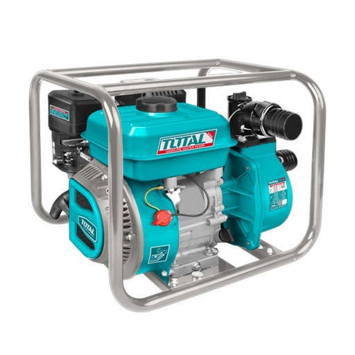 MOTOBOMBA A GASOLINA 7.0HP, SALIDA 80MM(3") FLUJO MAX 1000L/MIN, MAXIMO ELEVACION 32M , MAXIMO DE SUCCION 8M, DESPLAZAMIENTO 208CC CAPACIDAD TANQUE 3.6L INDUSTRIAL SUPER TOTAL (TP3302)