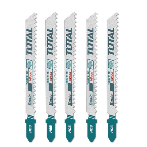 SET DE SEGUETA SIERRA CALADORA X5PCS PARA MADERA SUPER TOTAL (TJSBT111C)