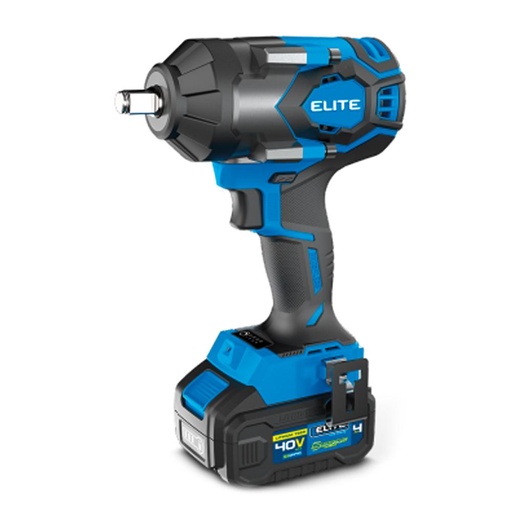 PISTOLA IMPACTO INALAMBRICA SIN ESCOBILLAS 3/4" 40V 1700 NM INCLUYE CARGADOR Y BATERIA 4AH (SBLI40135K)