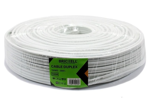 CABLE DUPLEX 2 X 10  (BK-1026) (RETIE)