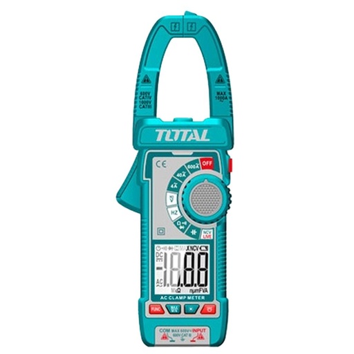 PINZA VOLTIAMPERIMETRICA 600V DIGITAL INDUSTRIAL SUPER TOTAL (TMT766001)