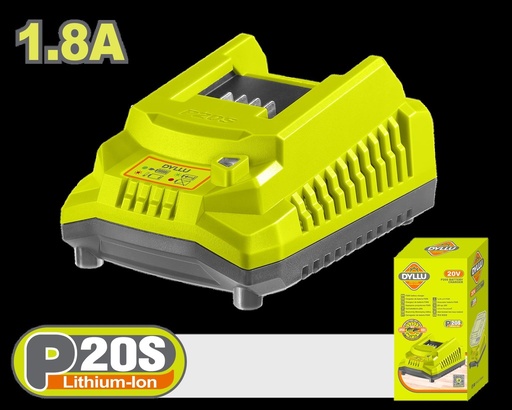 CARGADOR INTELIGENTE  PARA BATERIAS 20V 1.8AH DYLLU (UDTFCP518)