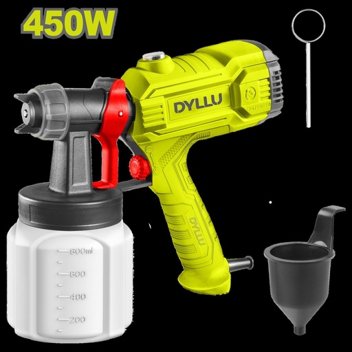 PISTOLA PINTAR ELECTRICA 800ML 450W DYLLU (UDTEG1A45)