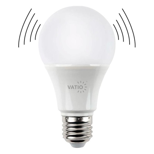 BOMBILLO LED 9W CON SENSOR DE MOVIMIENTO 6400K 110V-240V  (22038)