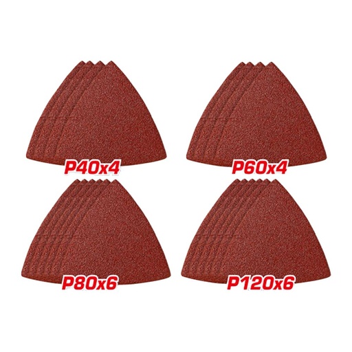 JUEGO DE HOJAS DE LIJA X 20 PIEZAS 3-9/64" COMPATIBLE ( TMLI2001-TS3006) TOTAL (TAC78080201)