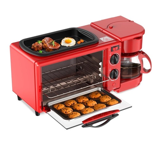 ESTACION DE DESAYUNO MULTIFUNCIONAL 3 EN 1 1350W 120V DECAKILA (KUEV003R)