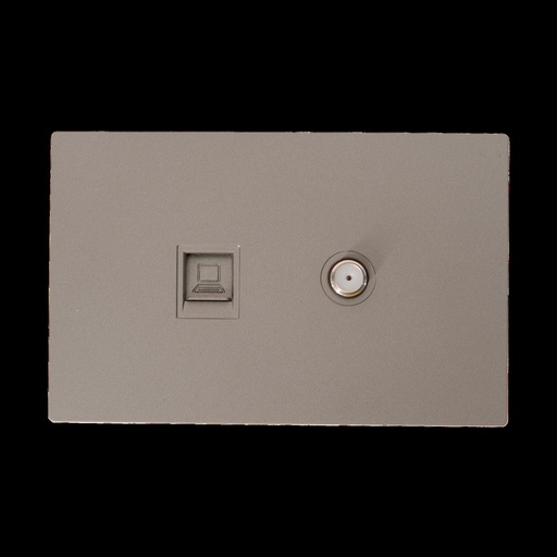 TOMA TV + TOMA INTERNET TERRA GRIS UDUKE (V8-037)