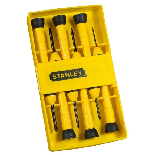 DESTORNILLADOR DE PRESICION JUEGO X 6 STANLEY (66-052)