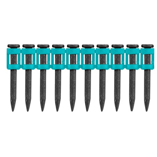 CLAVOS DE DISPARO CONTINUO 27X2.9MM PARA CONCRETO SUPER TOTAL (TAC02271)(CAJA POR 1000)