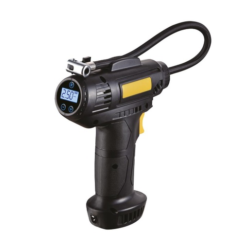 COMPRESOR MINI INALAMBRICO 7.4V 150PSI PARA CARRO RECARGABLE UDUKE (HT3480)