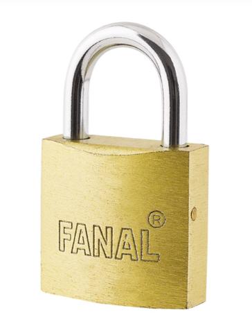 CANDADO HIERRO 3 LLAVES LATON 63MM FANAL  (FH63-B)