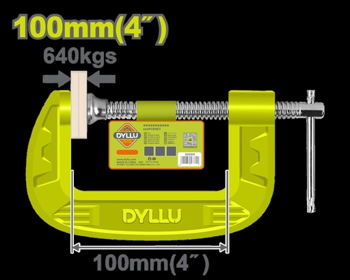 PRENSA EN C 4"DYLLU (DTCP1104)