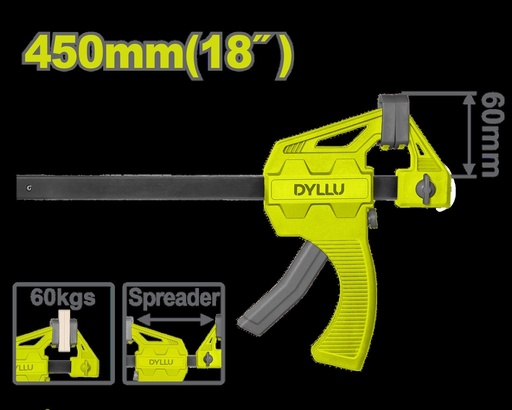 PRENSA SARGENTO DE BARRA 18" DYLLU (DTCP4318)