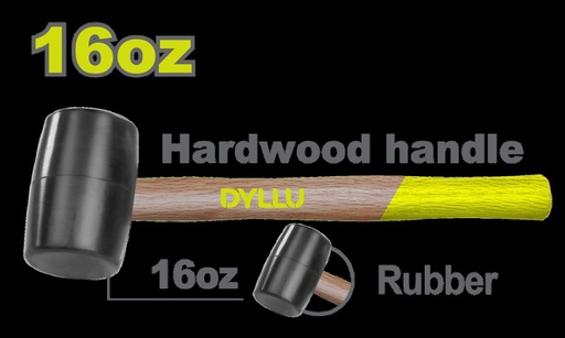 MARTILLO CHIPOTE 16OZ MANGO MADERA DYLLU (DTMB7302)