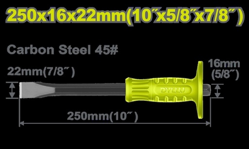 CINCEL PLANO 7/8" X 10" DYLLU (DTCC1301)