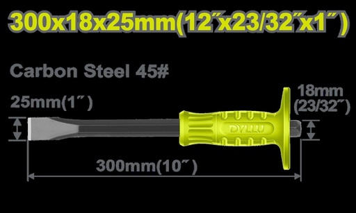CINCEL PLANO 1" X 10"DYLLU (DTCC1302)