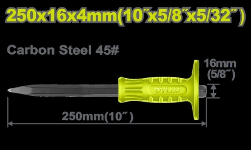 CINCEL DE PUNTA  5/32" X 10" DYLLU (DTCC1303)