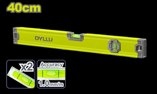 NIVEL 40CM ALUMINIO DYLLU (DTSL2G40)
