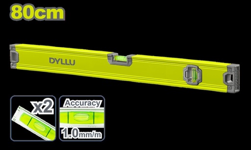 NIVEL 80CM ALUMINIO DYLLU (DTSL2G80)