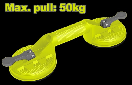 CHUPA VENTOSA DOBLE CAPACIDAD 50 KG PARA VIDRIO DYLLU (DTKR1G50)