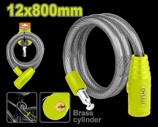 CANDADO GUAYA 12MM X 8M  DYLLU (DTBK1108)