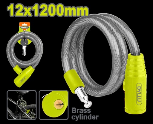 CANDADO GUAYA 12MM X 12M  DYLLU (DTBK1112)