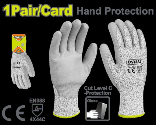 GUANTE POLYESTER XL ANTICORTE DYLLU (DTPG1805)