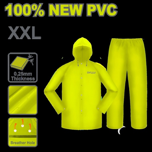 IMPERMEABLE PARA MOTO TALLA XXL DYLLU (DTRC3XXL)