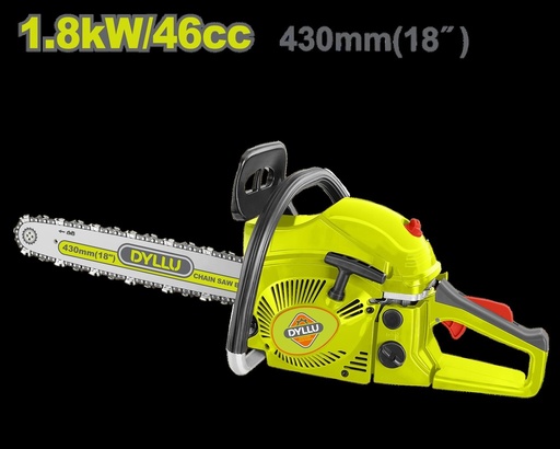 MOTOSIERRA 18" 46CC A GASOLINA DYLLU (DTGC1552)