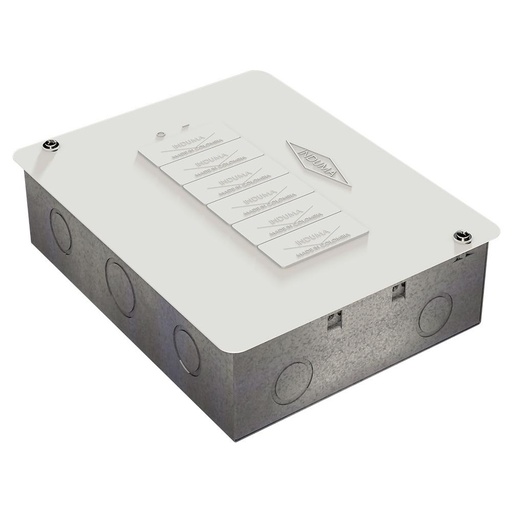 CAJA BREAKER METALICA 6 CIRCUITOS SLIM CERTIFICADA INDUMA (T1205-0034)