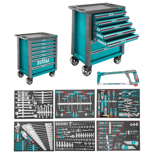 CAJA HERRAMIENTAS CON 328 PZS INDUSTRIAL SUPER TOTAL (THPTCS73281)