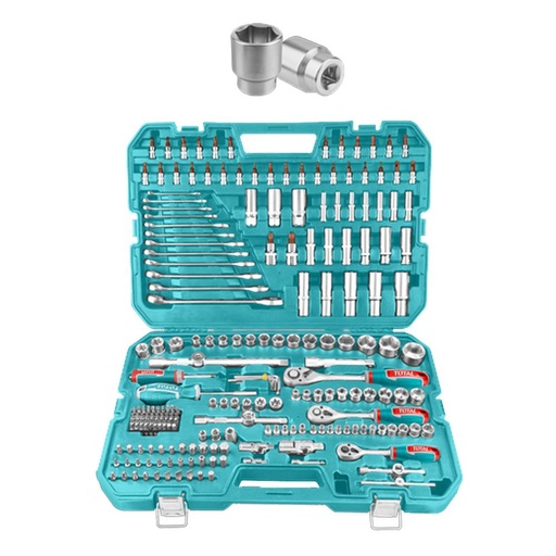 RACHE CON COPAS  1/2,1/4,3/8  X 216PZS INDUSTRIAL SUPER TOTAL (THKTHP22166)