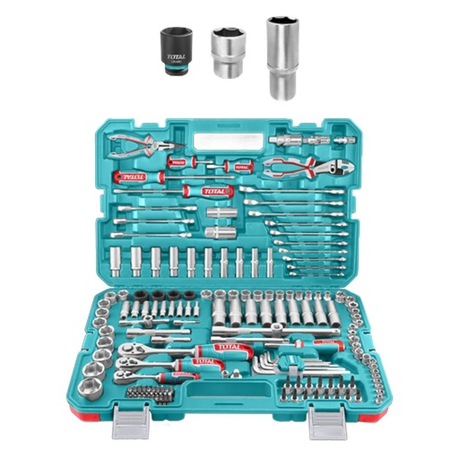 RACHE CON COPAS  1/2,1/4,3/8  X 156PZS INDUSTRIAL SUPER TOTAL (THKTHP21566)