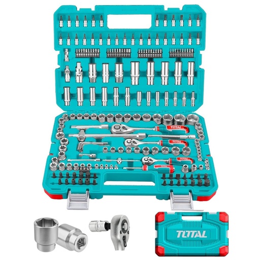 RACHE CON COPAS  1/2,1/4,3/8 X 201 PZS INDUSTRIAL SUPER TOTAL (THTS082016)