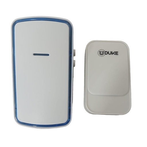TIMBRE INALAMBRICO CINETICO BLANCO UDUKE  38 MELODIAS (ALCANCE 130 MTRS) (HT4044)