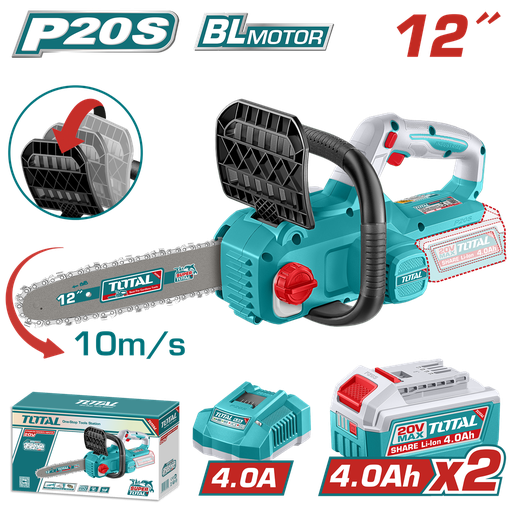 MOTOSIERRA INALAMBRICA 12" 20V INDUSTRIAL (UTGSLI201262)