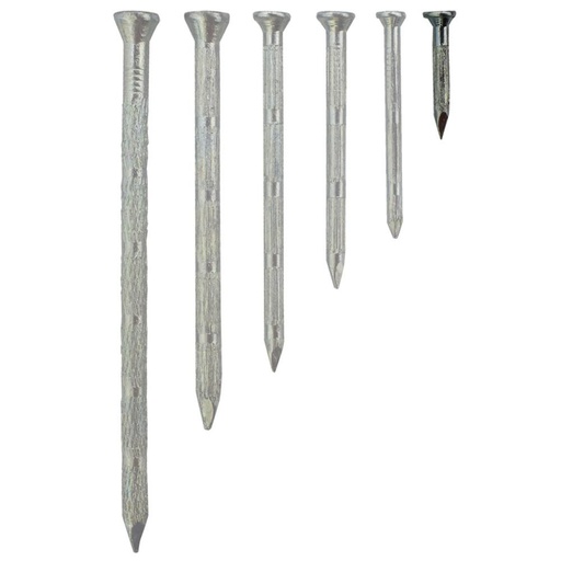 CLAVO ACERO VERTICAL  2 CA MEJIA (500 GRS)