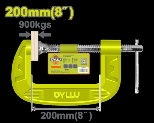 PRENSA EN C 8" DYLLU (DTCP1108)