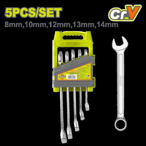 LLAVE MIXTA 8 - 14 MM JUEGO X 5 PZS DYLLU (DTSP1205)
