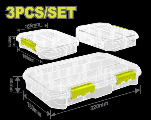 BANDEJA ORGANIZADORA JUEGO X 3 PZS DYLLU (DTTB8343)